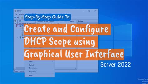 export dhcp scope to new server